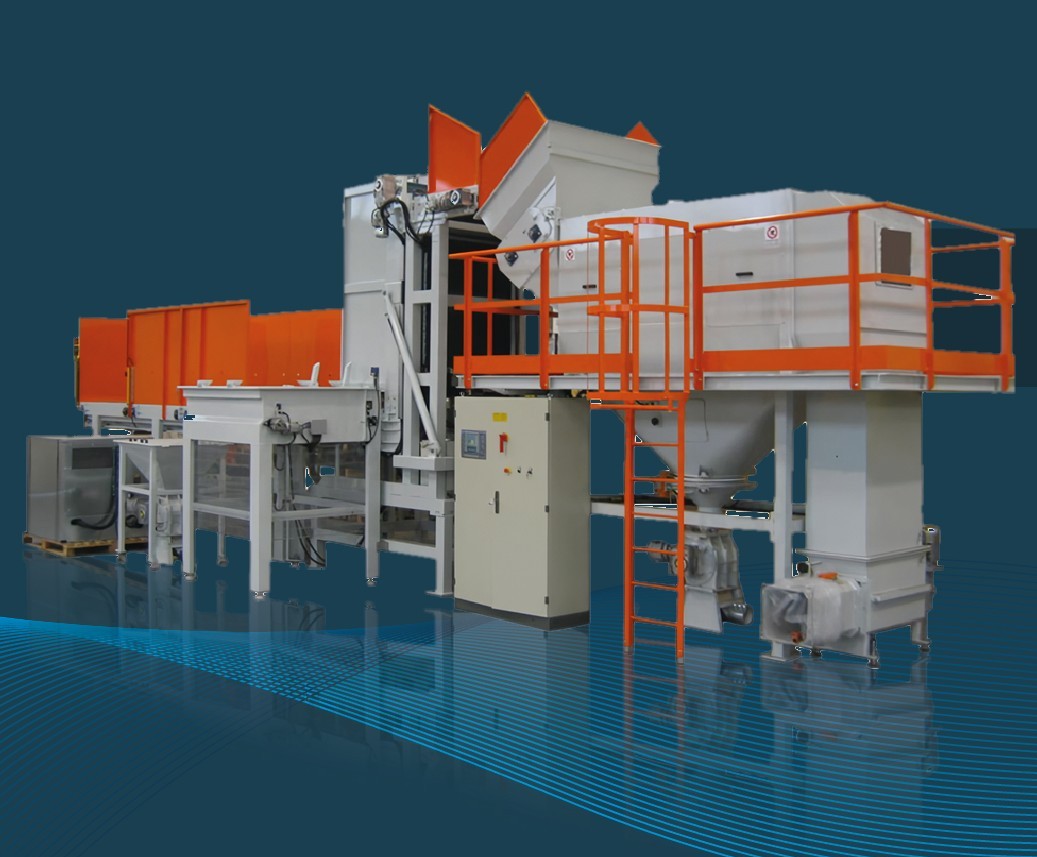 Esvaziamento de sacos com o SVR DEPA